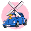 荷兰小车 logo