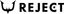 REJECT logo