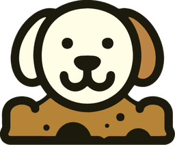 Mud dog logo